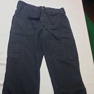 Carhartt Men's Multi Cargo Scrub 8 Pocket with Utility Loop Button & Drawstring